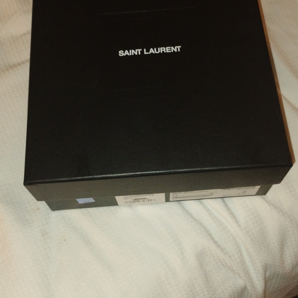 Saint Laurent Black Patent Leather Stiletto Heels - Picture 5 of 16